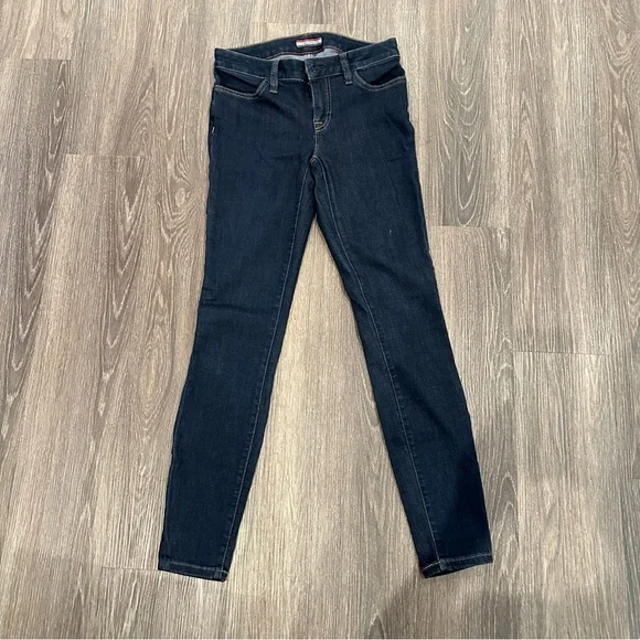 Tommy Hilfiger Women’s Skinny Dark Blue Ankle Jeans sz US 2 - Picture 2 of 5